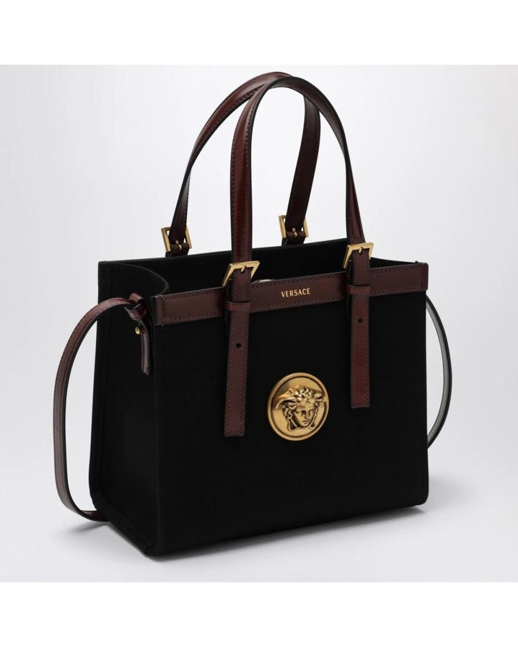 Versace Black Shopping Bags