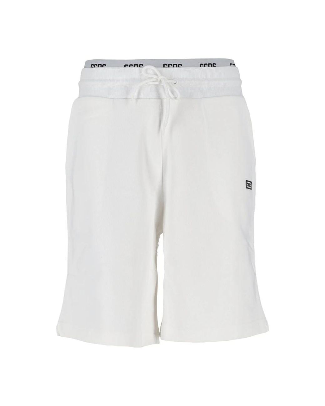 Gcds White Casual Shorts for men