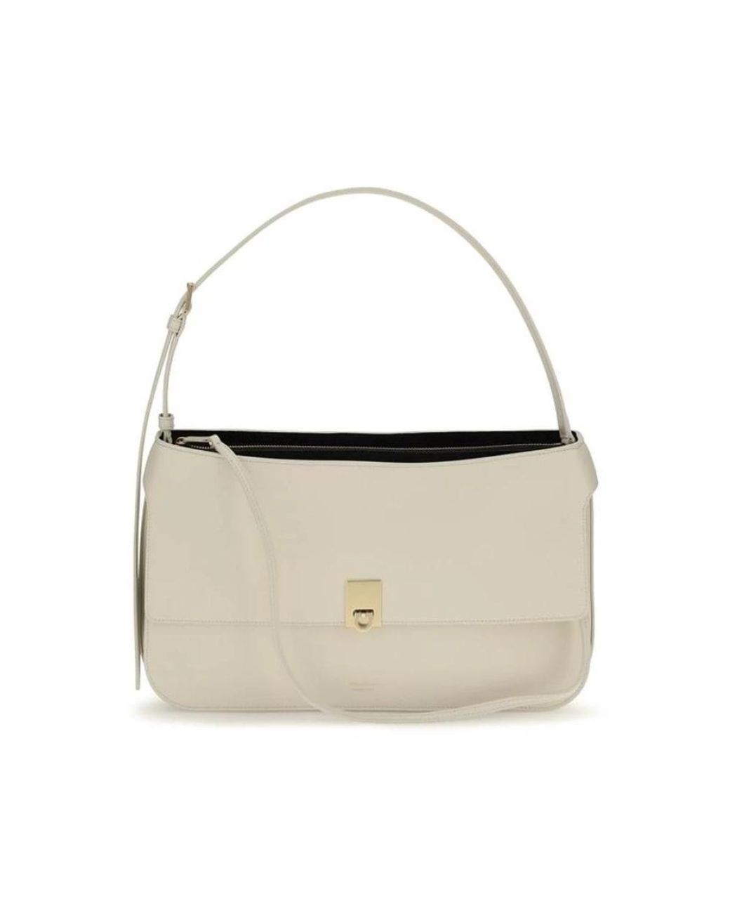 Ferragamo White Shoulder Bags