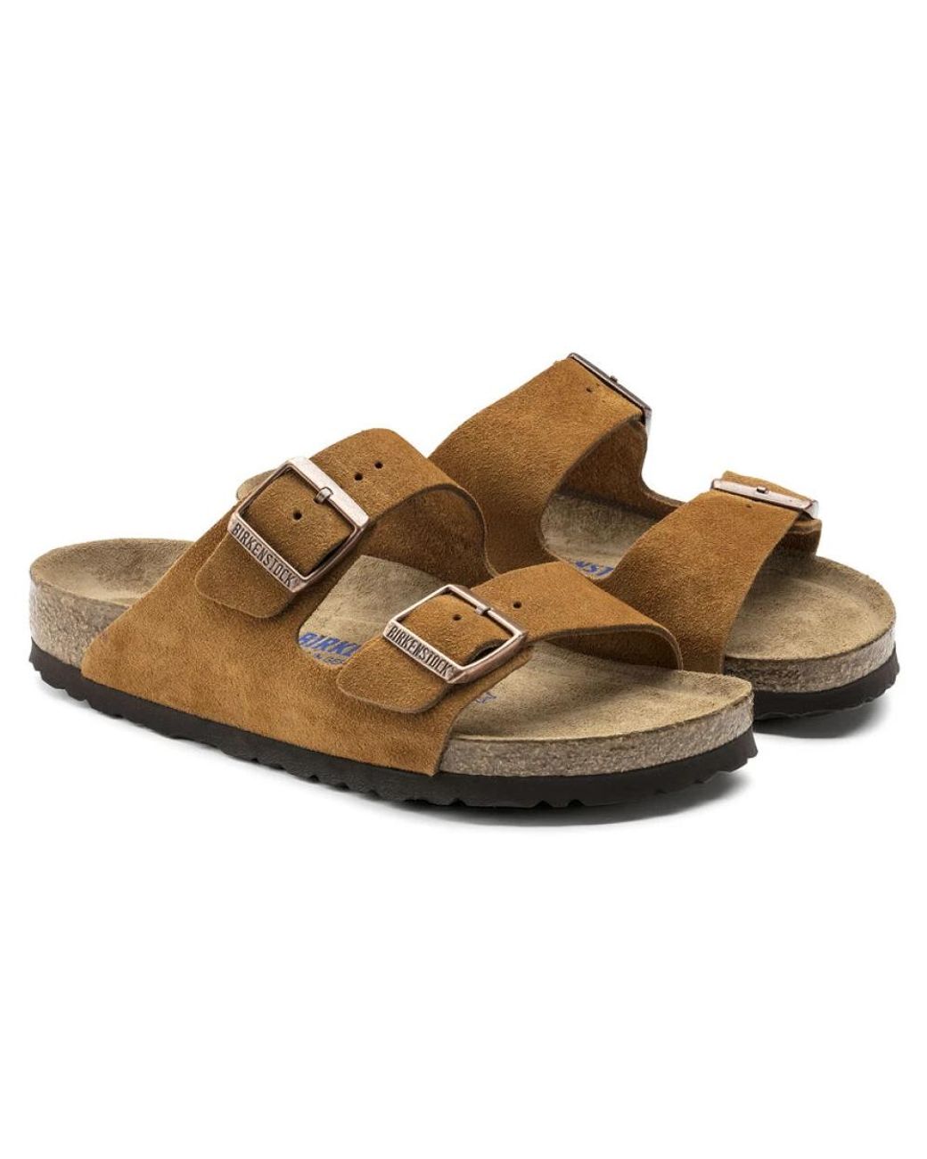 Birkenstock Brown Sliders for men