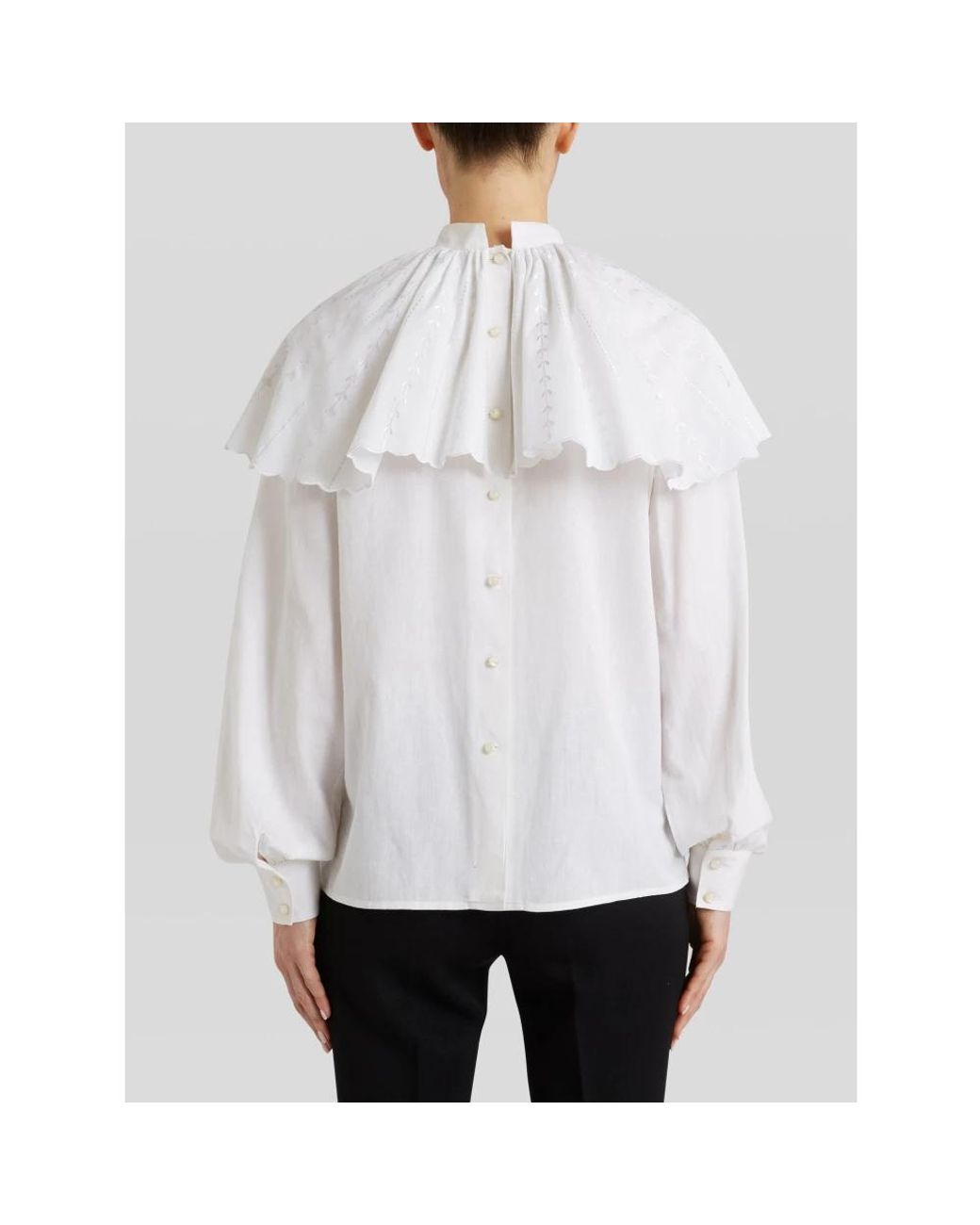 Etro White Blouses