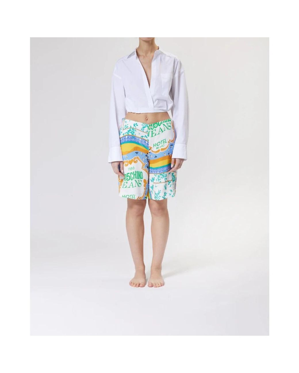Moschino Blue Casual Shorts