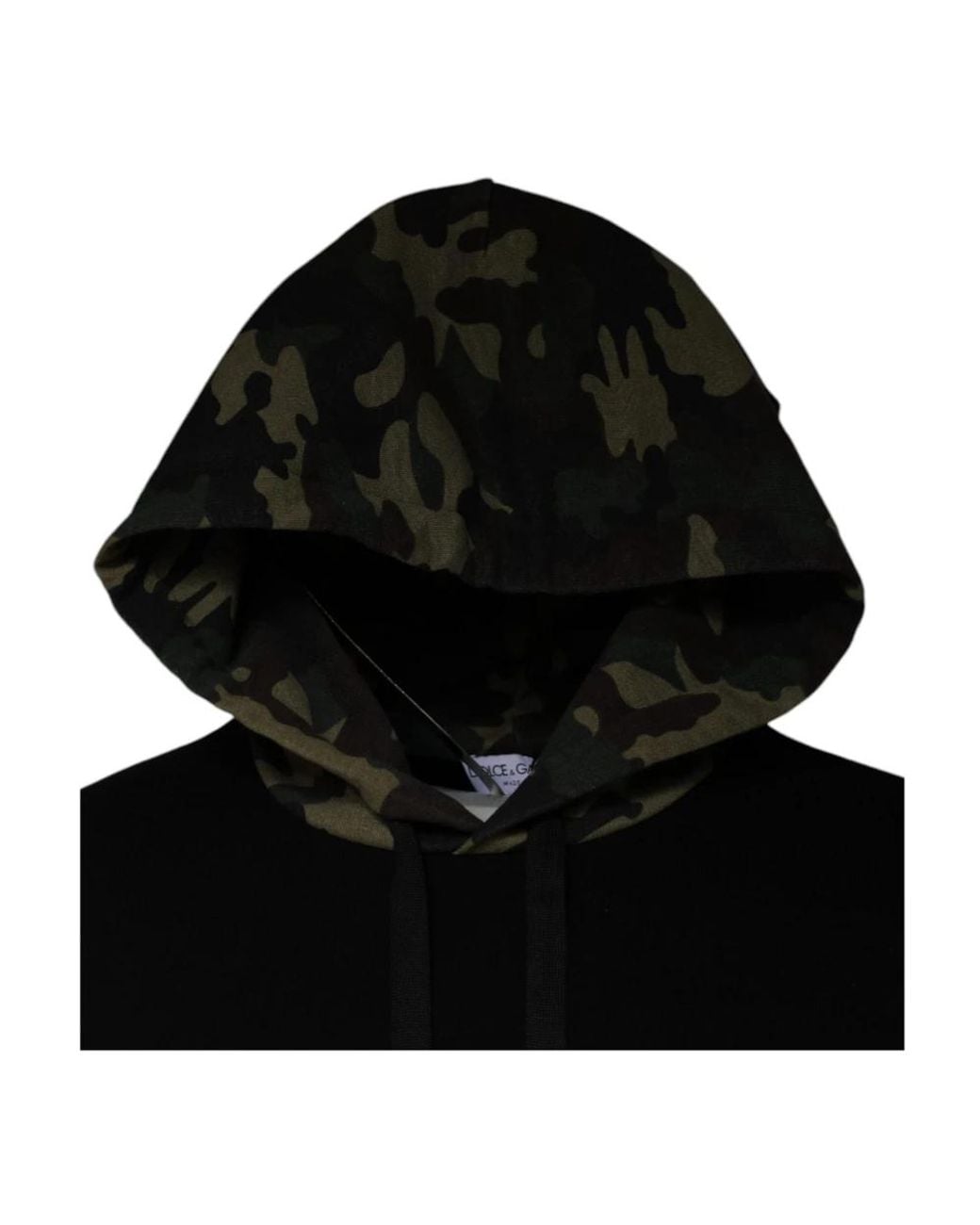 Dolce & Gabbana Black Hoodies for men
