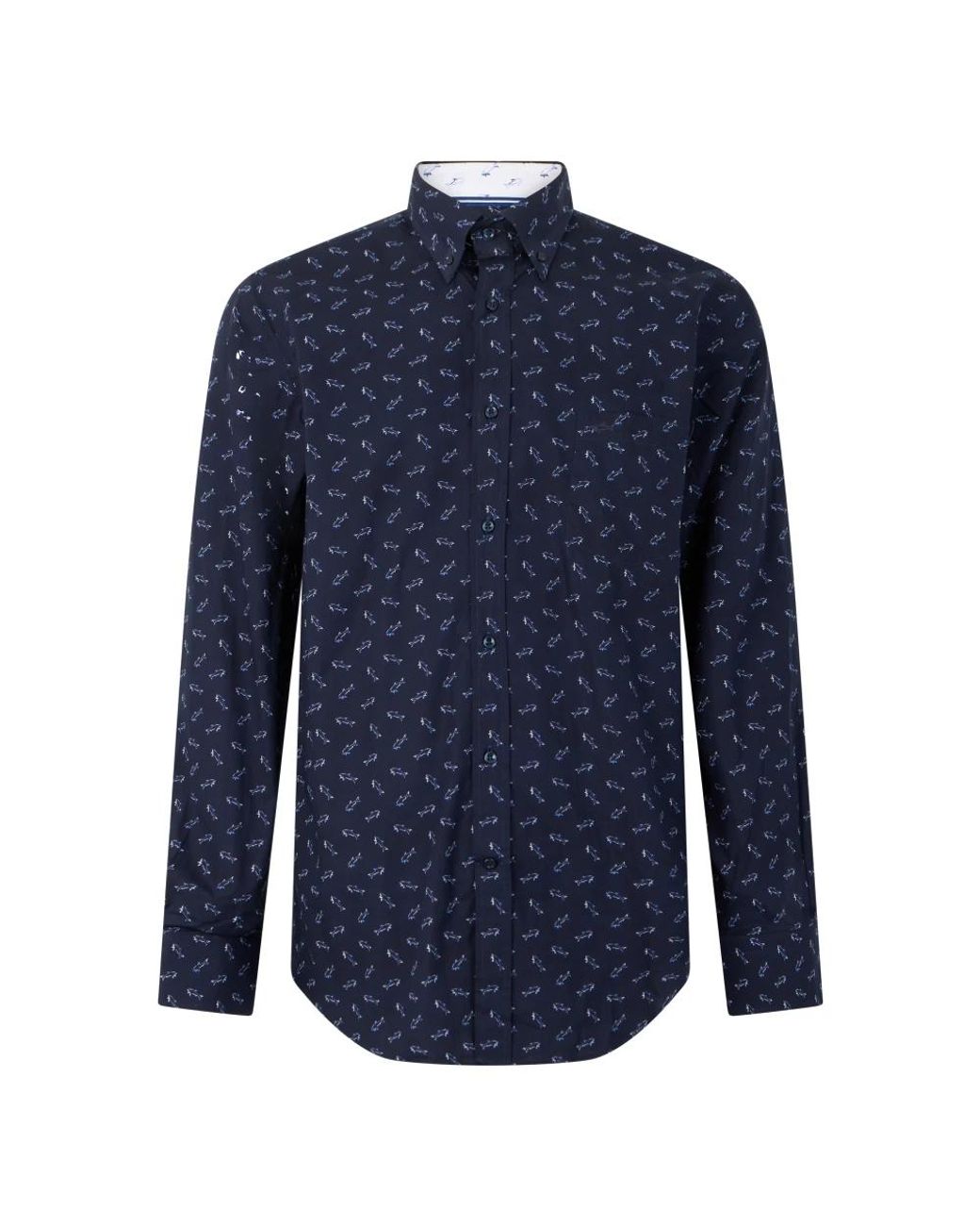 Paul & Shark Blue Casual Shirts for men