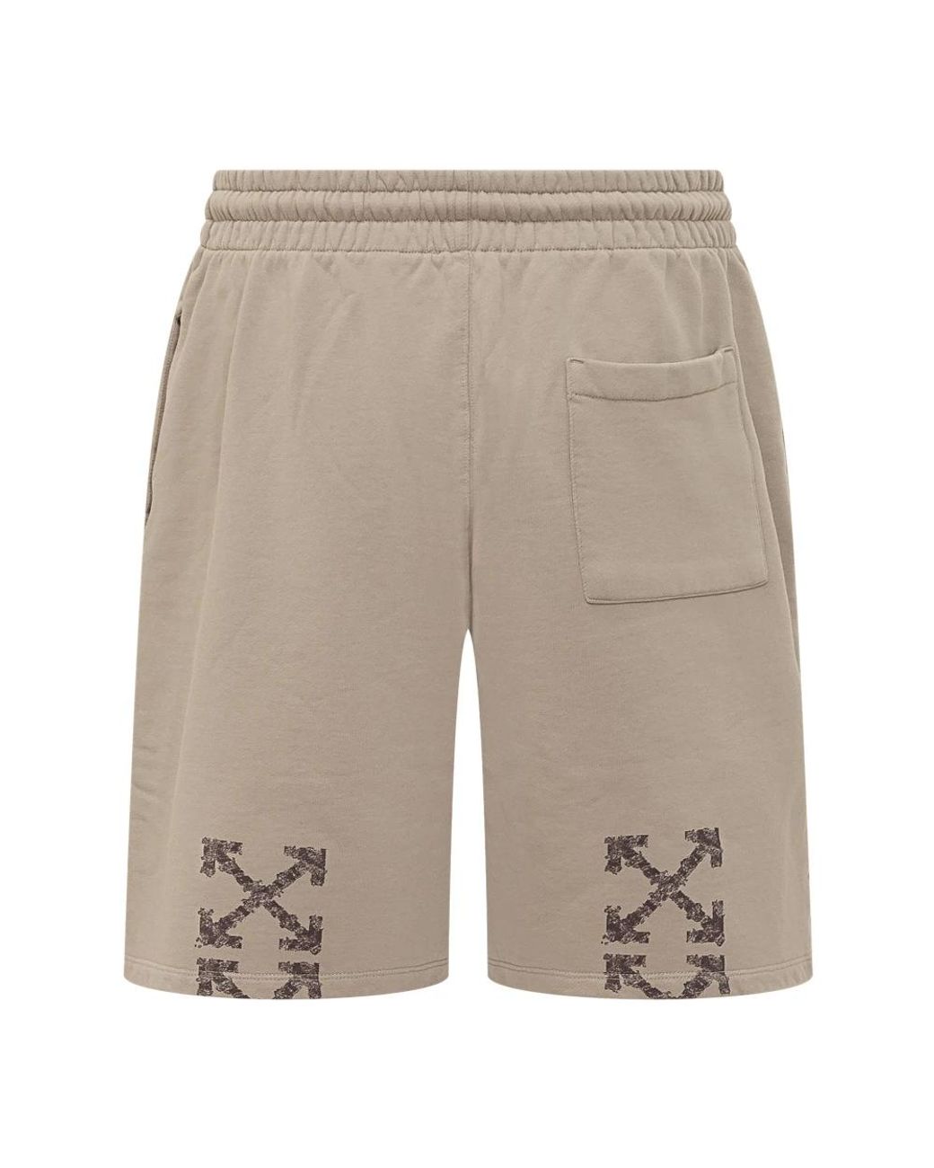 Casual Shorts di Off-White c/o Virgil Abloh in Natural da Uomo