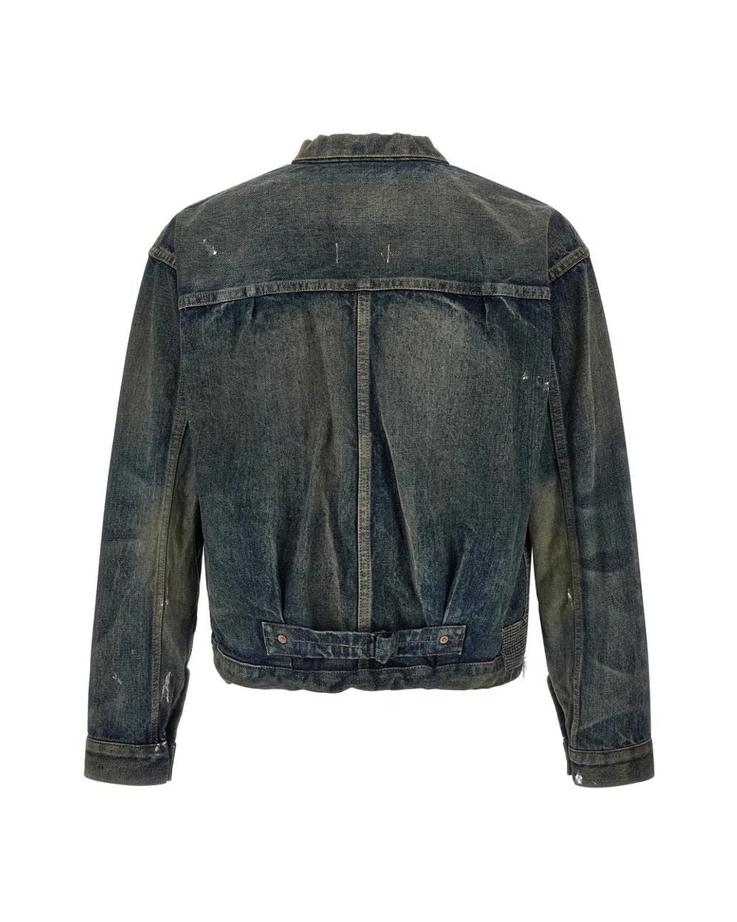 Junya Watanabe Green Denim Jackets for men