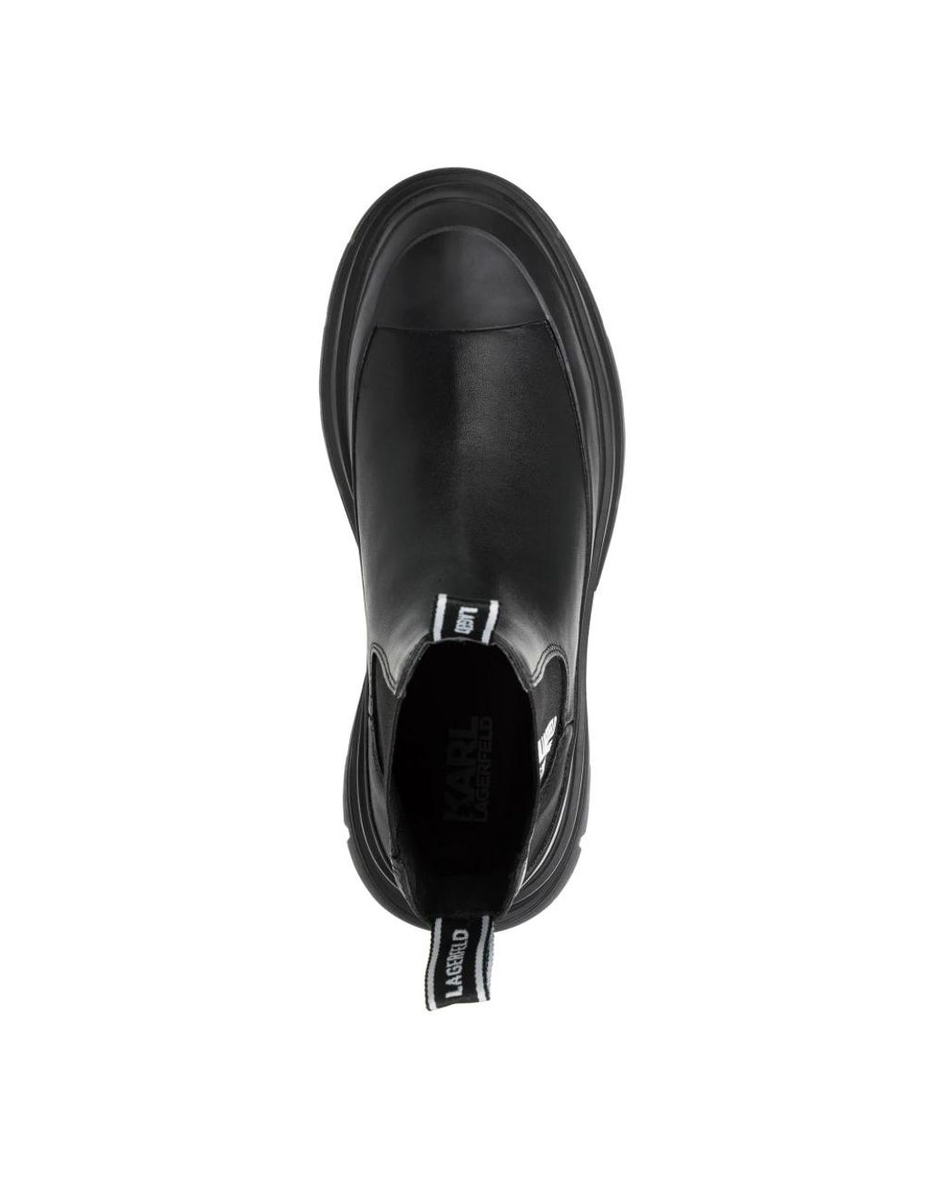 Karl Lagerfeld Black Chelsea Boots