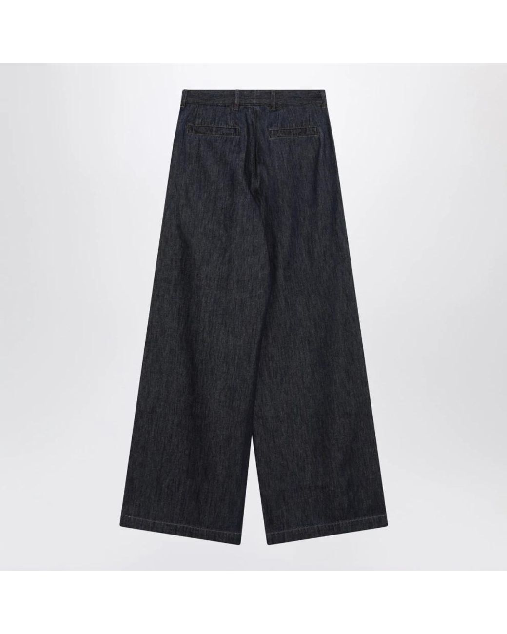 Dries Van Noten Black Wide Jeans