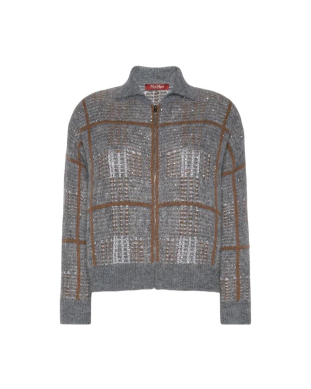 Cardigans Max Mara en coloris Gray