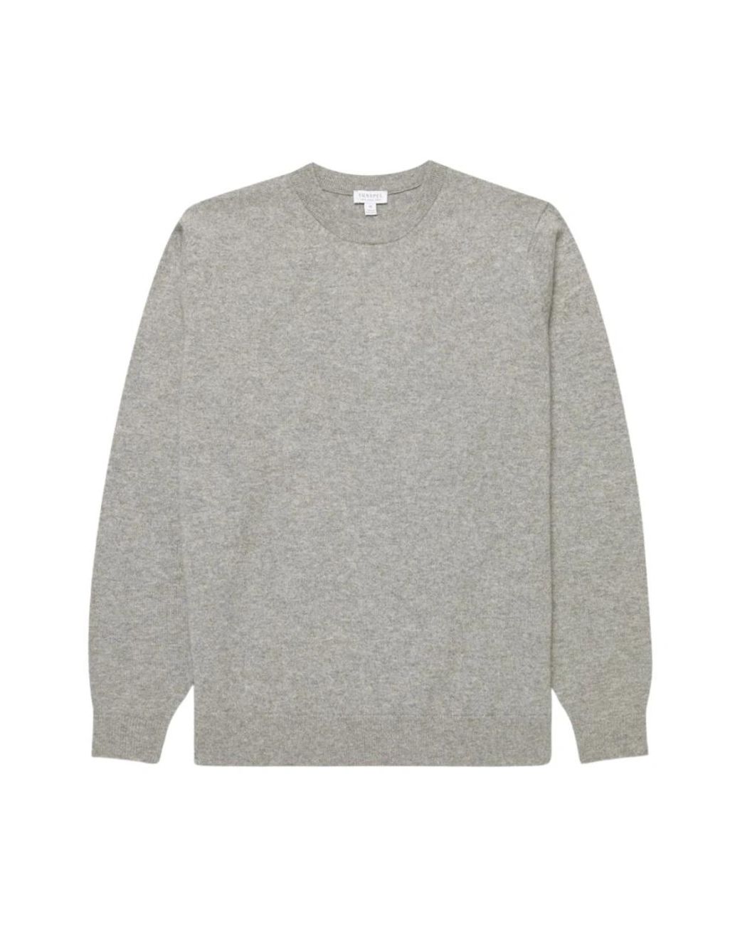 Sunspel Gray Cashmere Knitwear for men