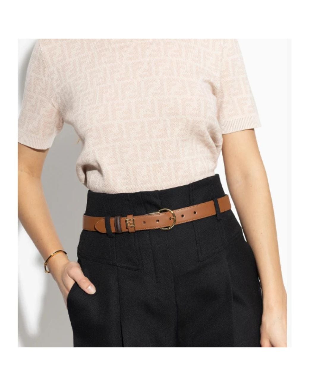 Fendi Brown Belts