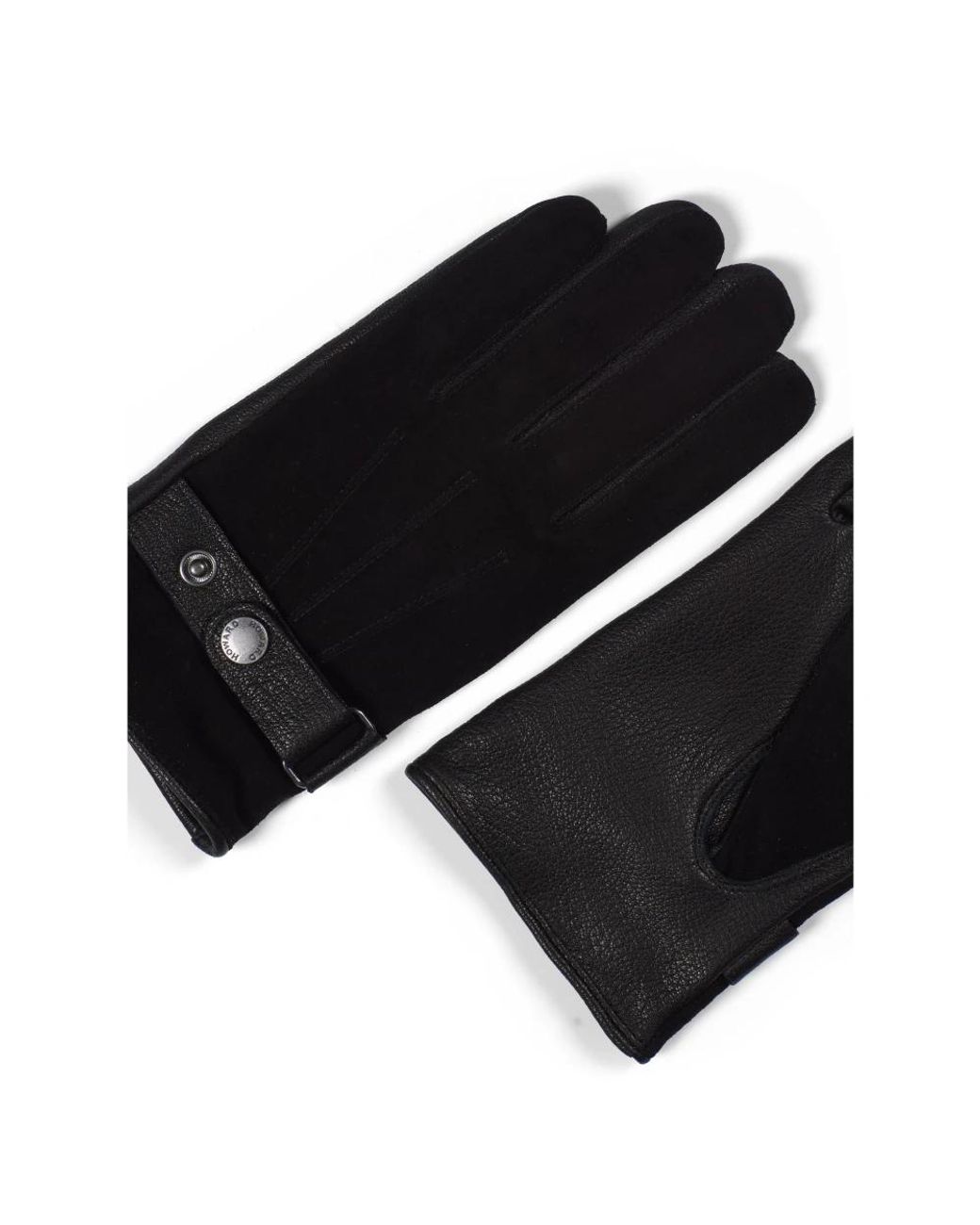Howard London Black Gloves for men
