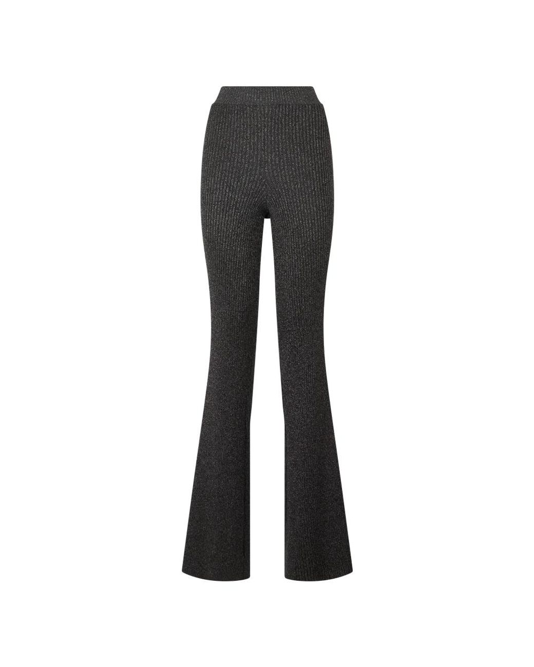 Alberta Ferretti Black Wide Trousers