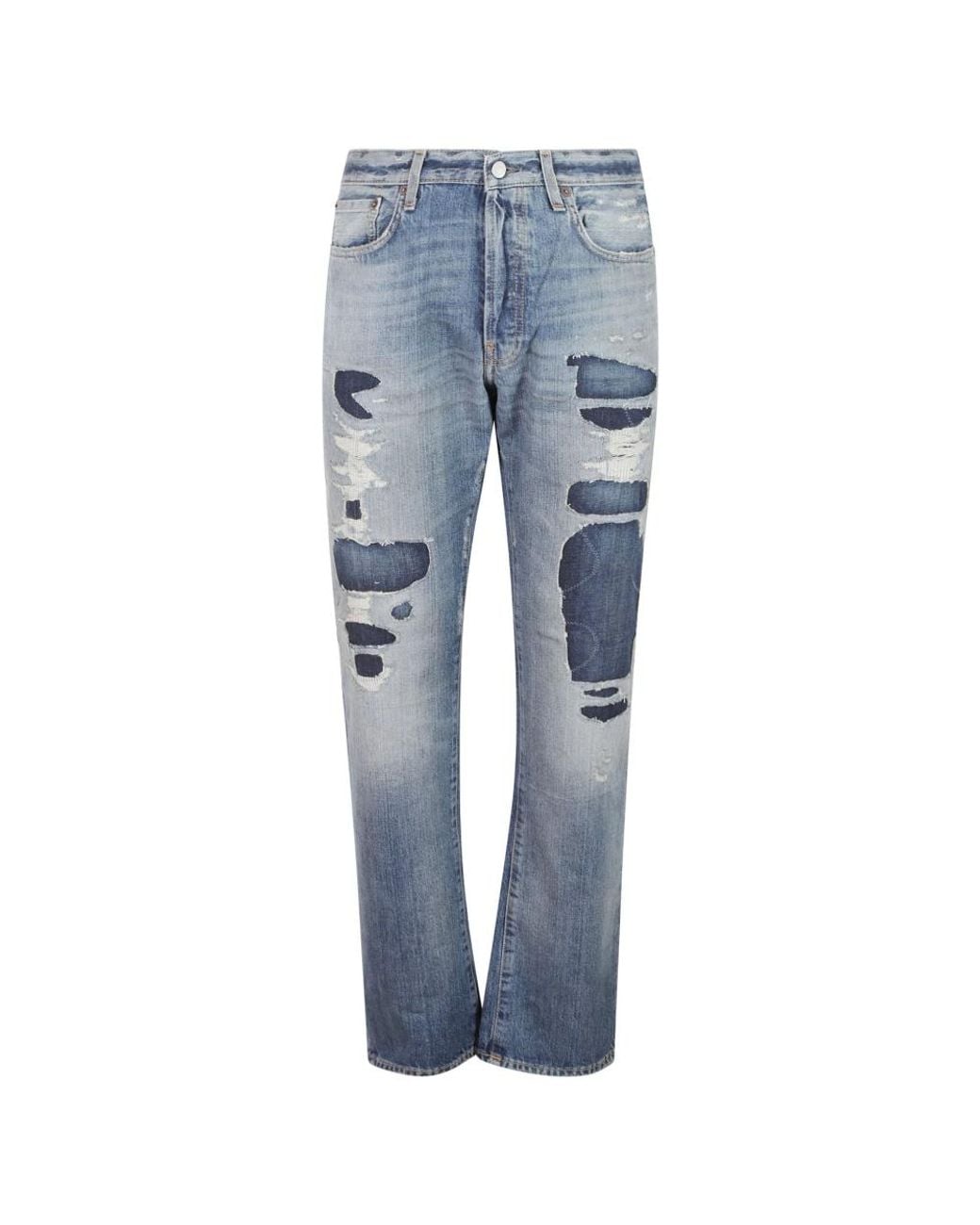 Acne Blue Slim Fit Jeans for men