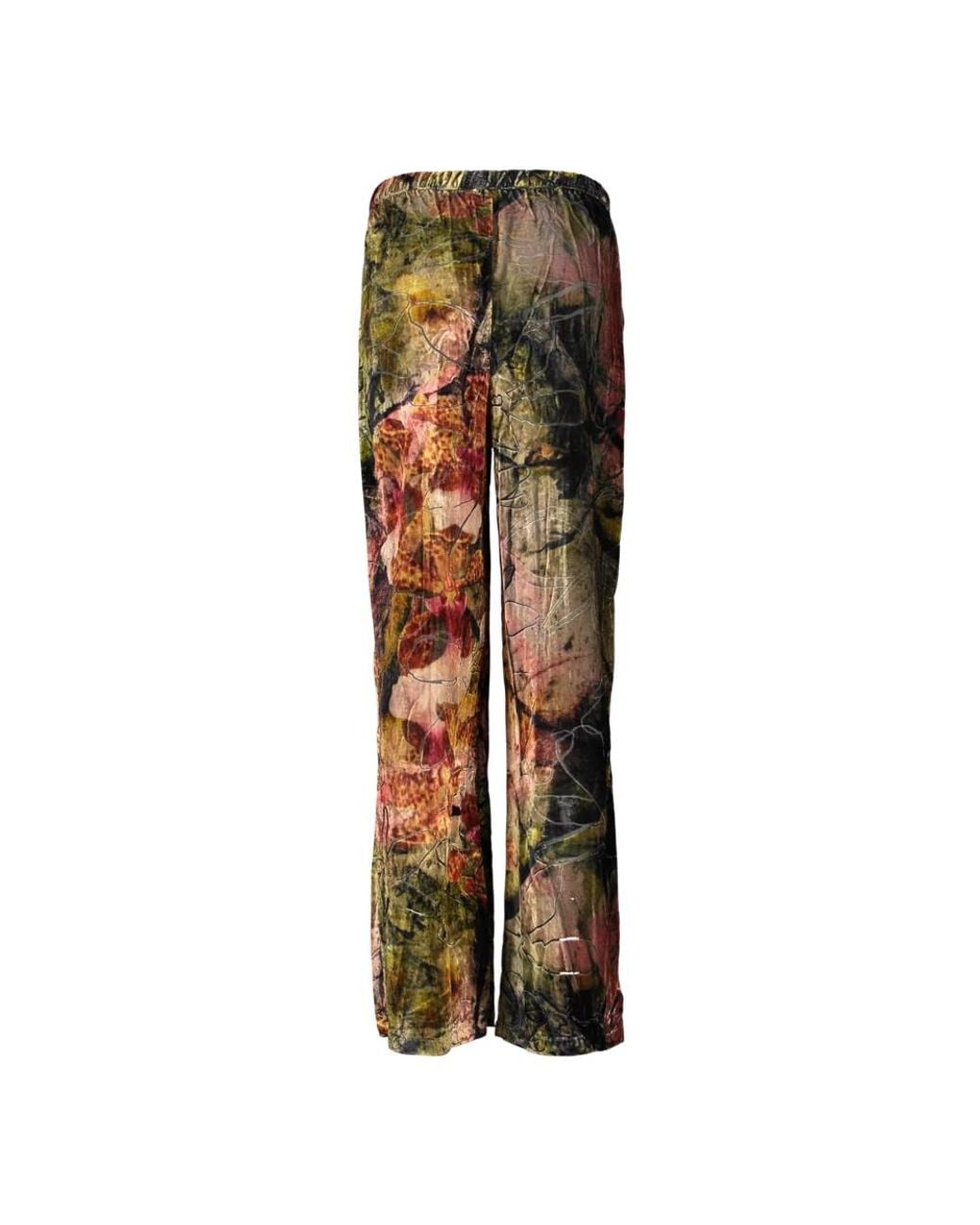 Desigual Multicolor Straight Trousers