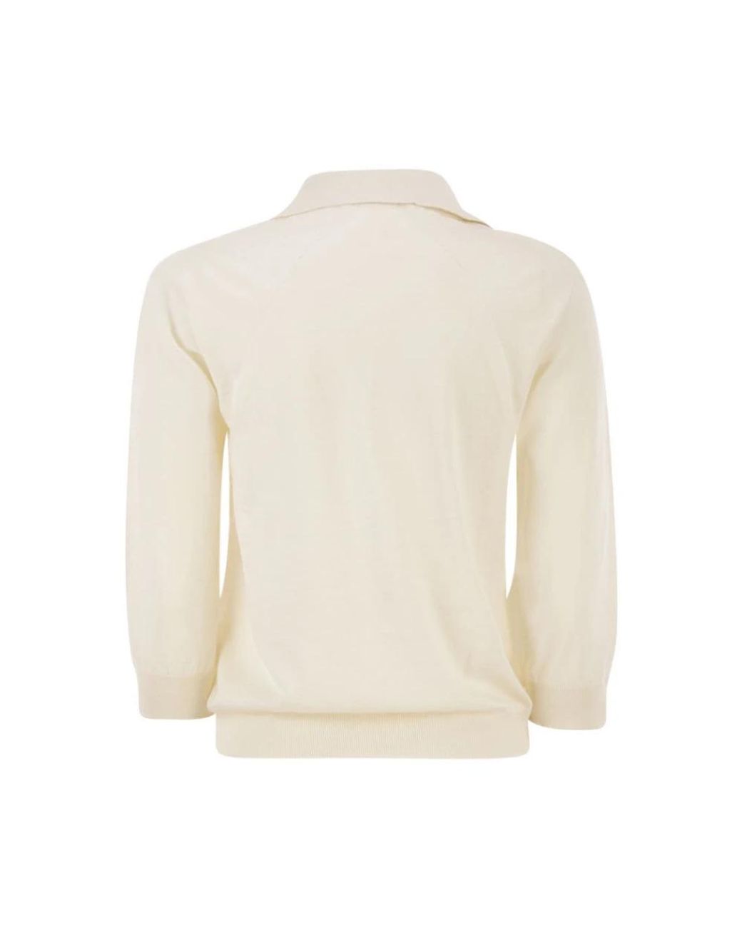 Vanisé White Cashmere Knitwear