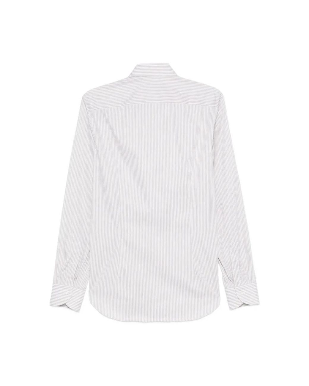 Canali White Formal Shirts for men