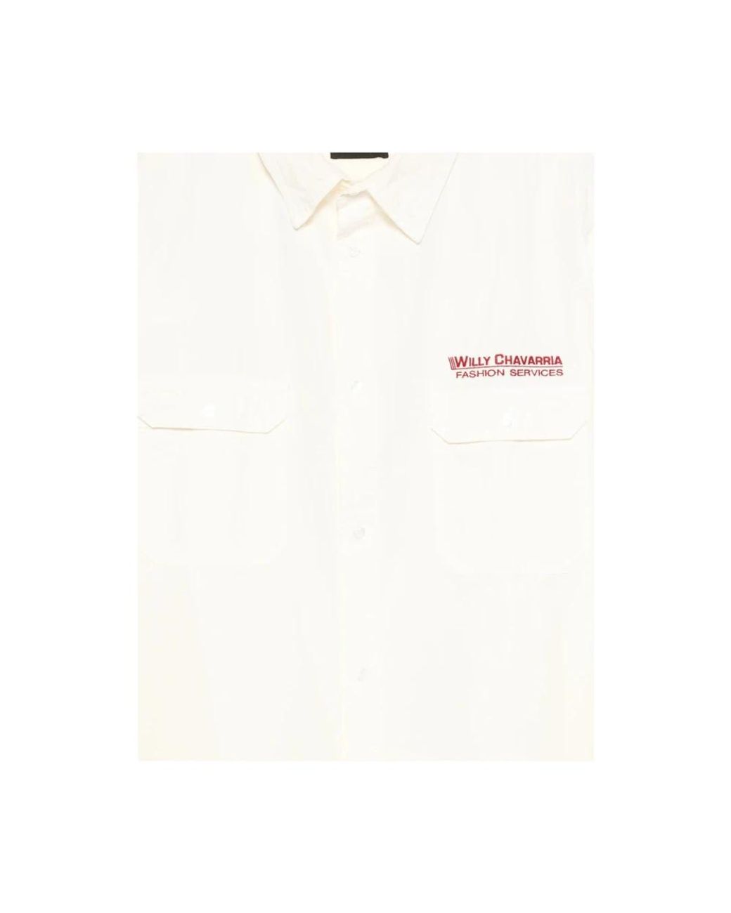 Willy Chavarria White Formal Shirts for men