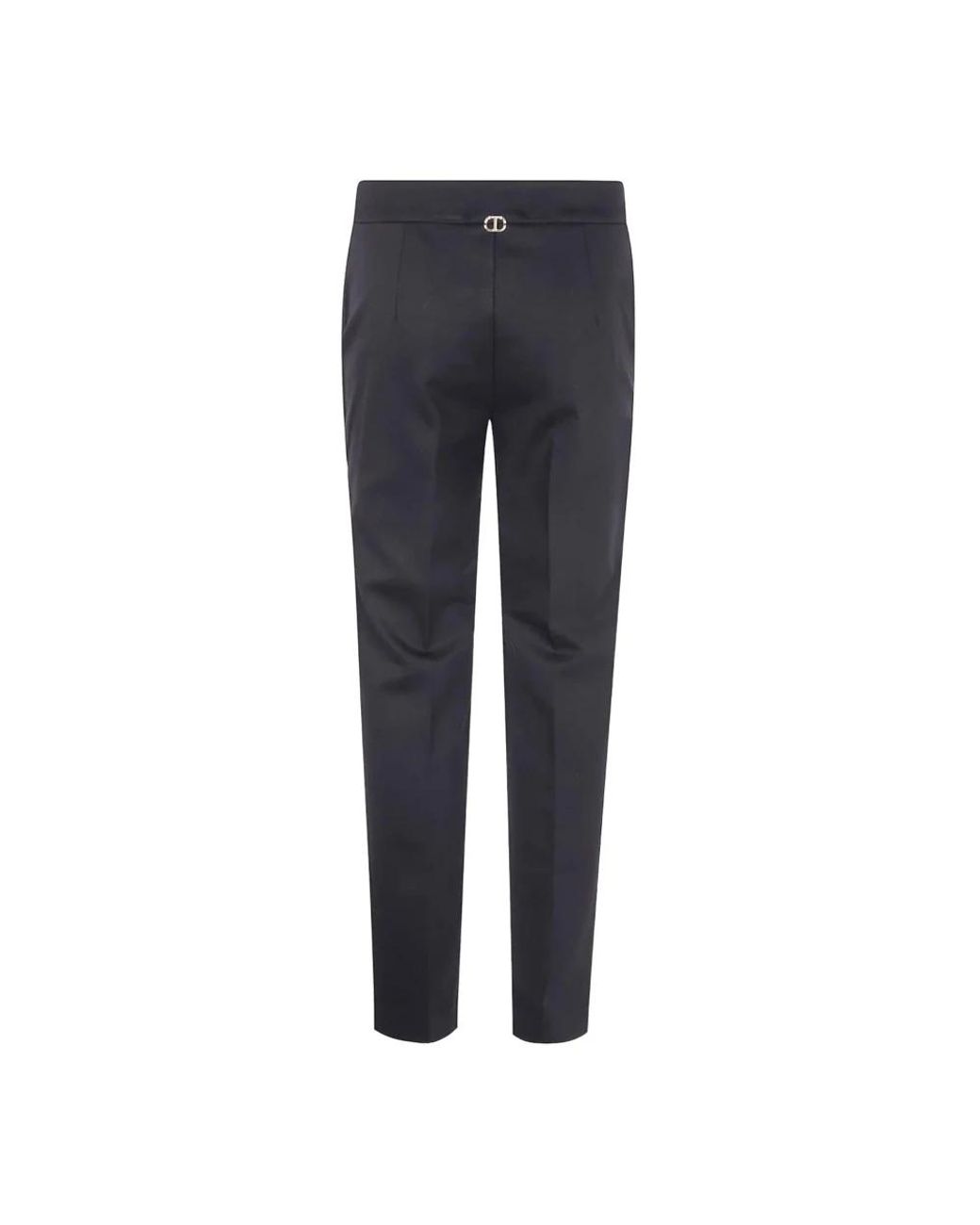 Twinset Blue Slim-Fit Trousers