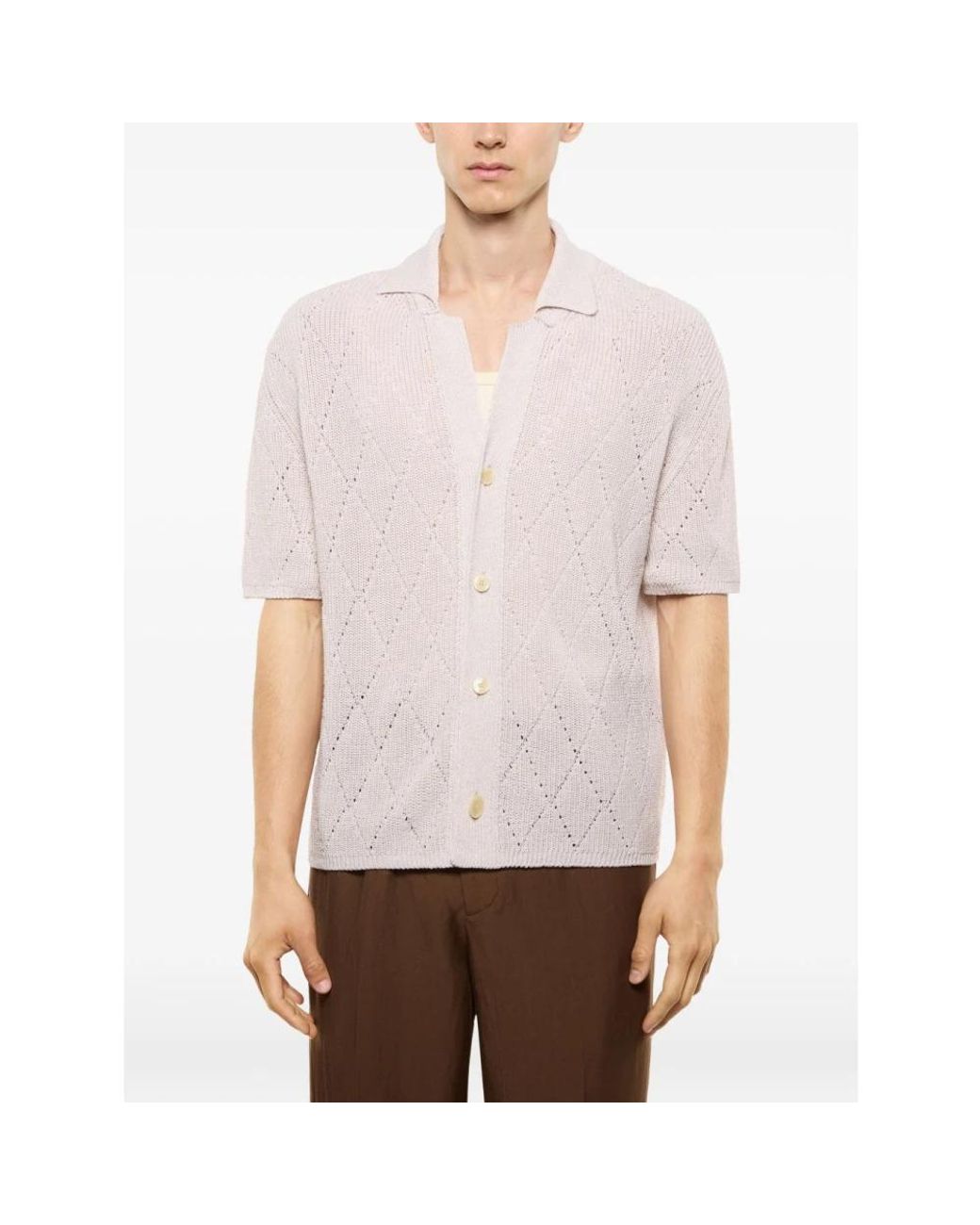 Laneus Pink Cardigans for men