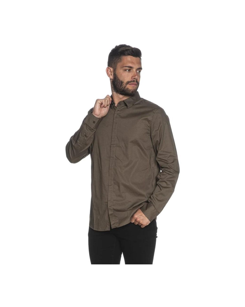 ARMANI EXCHANGE Brown Casual Shirts for men