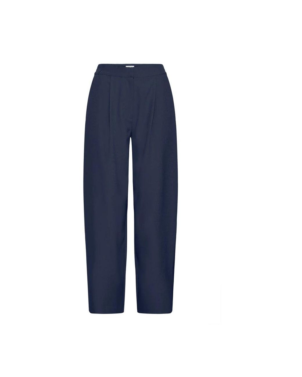 Ichi Broeken ,Blauw ,Leer Ihfava Barrel Broeken in het Blue