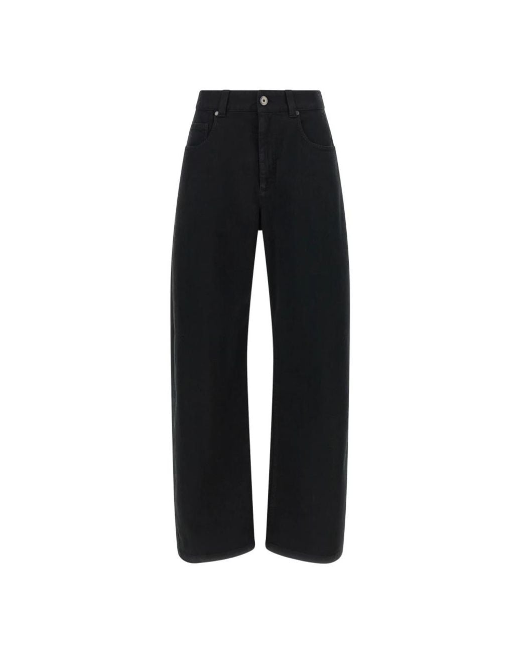 Brunello Cucinelli Black Wide Jeans