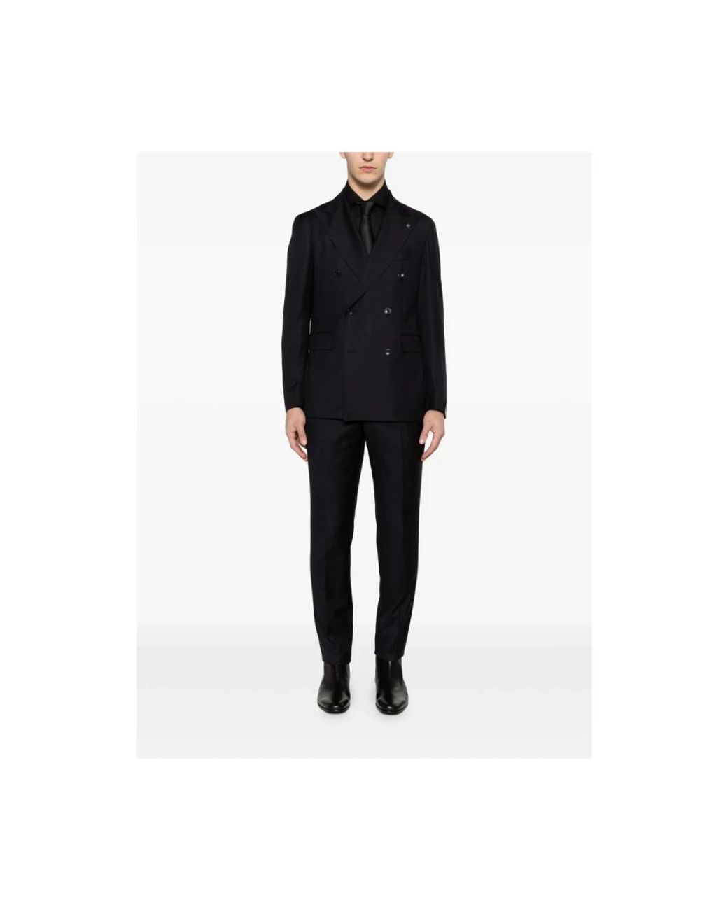 Barba Napoli Black Formal Shirts for men