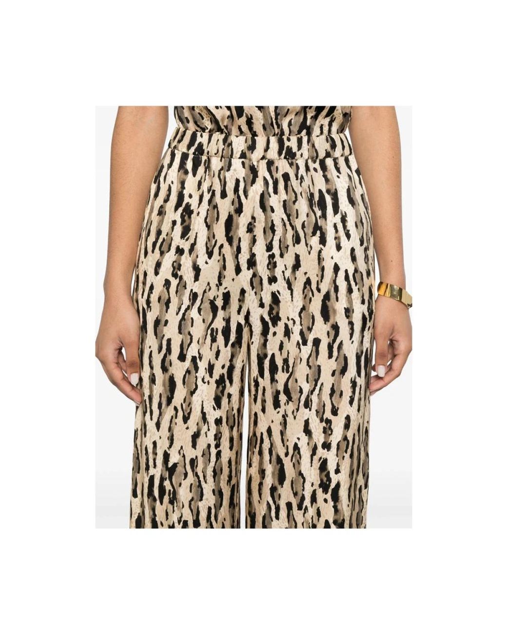 THE NINA STUDIO Natural Wide Trousers