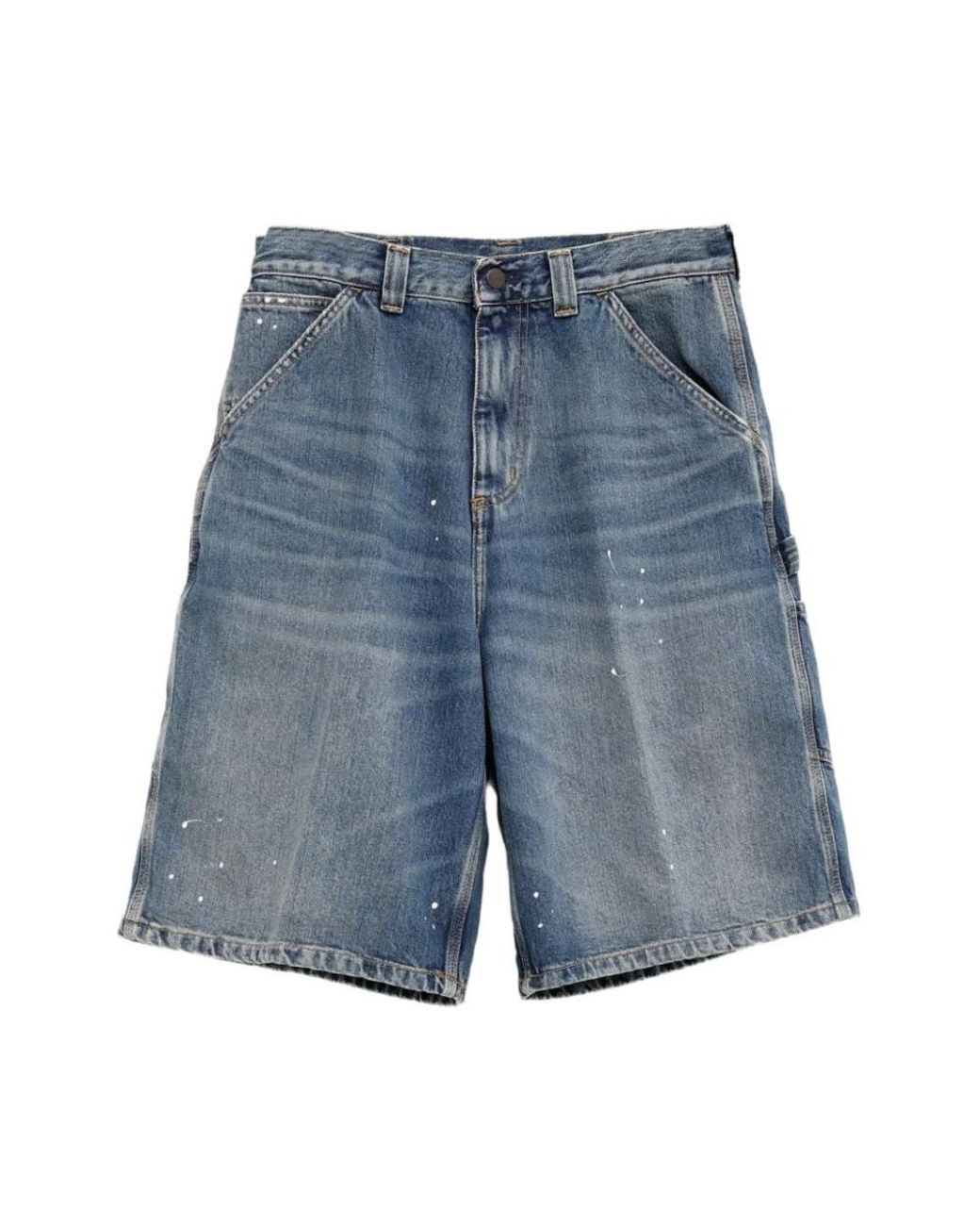 Carhartt Blue Denim Shorts for men