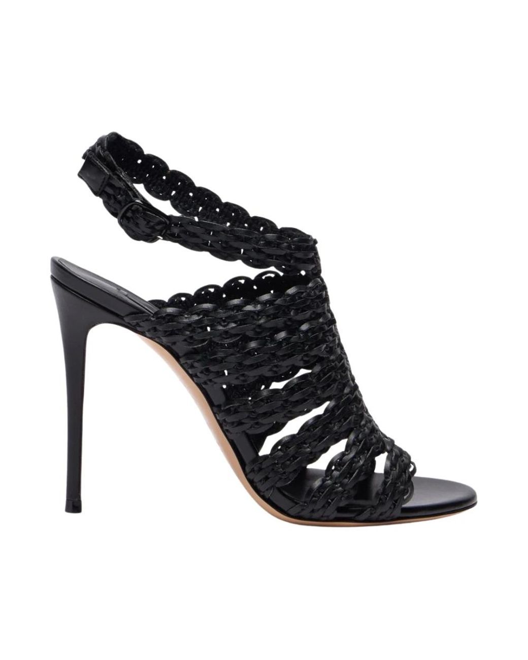 Casadei Black High Heel Sandals