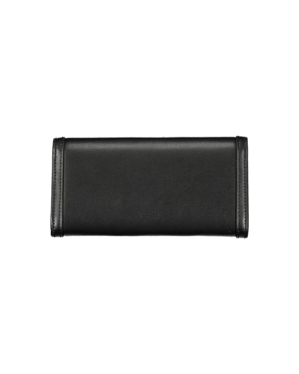 Tommy Hilfiger Black Elegant Dual-Compartment Wallet
