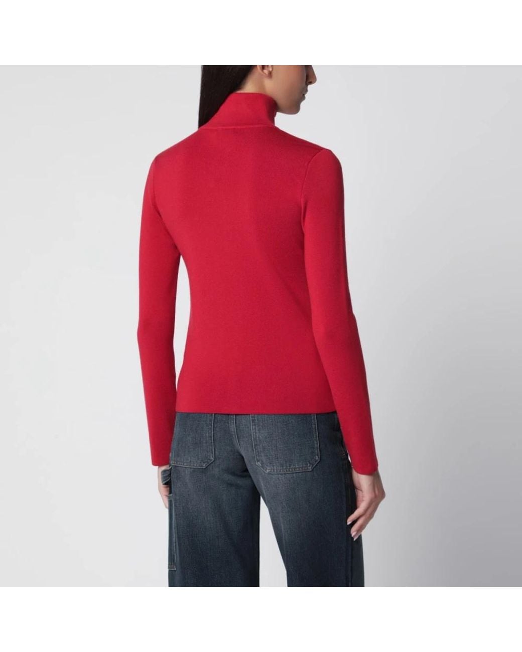 Cardigans Courreges de color Red