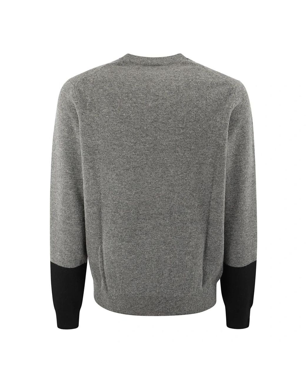 Comme des Garçons Gray V-Neck Knitwear for men