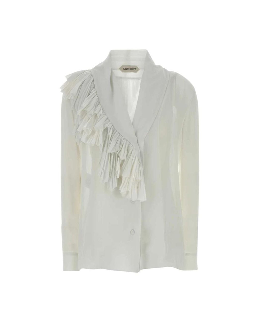 Alberta Ferretti Gray Blouses