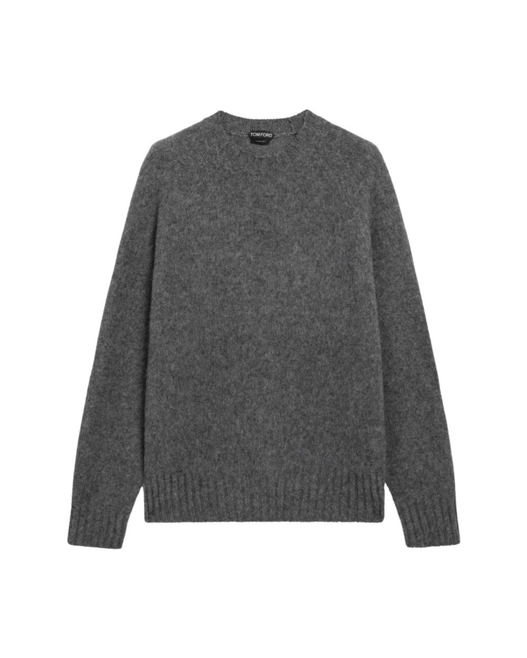Tom Ford Gray Round-Neck Knitwear for men