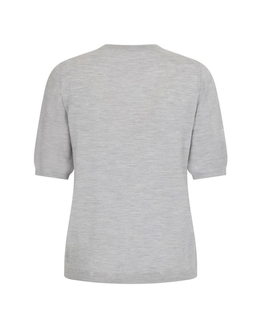 Malo Gray Round-Neck Knitwear
