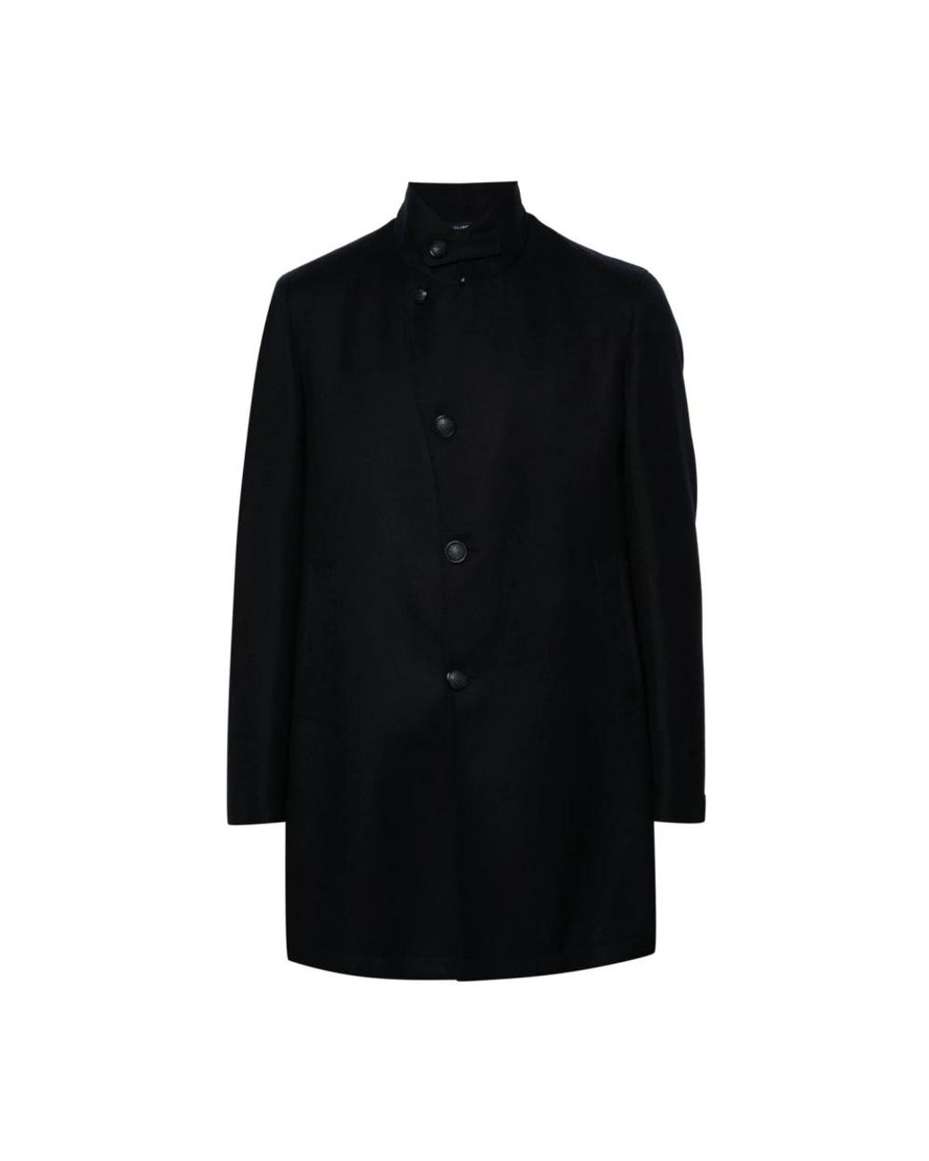 Tagliatore Jassen ,Blauw ,Wol Gordon Cappotto in het Black voor heren