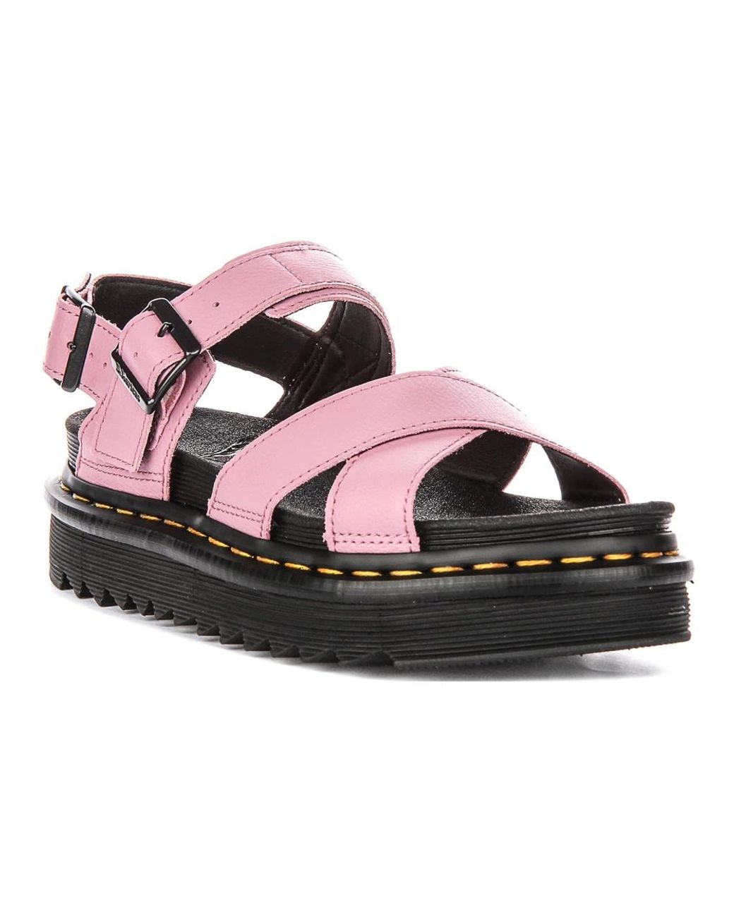 Dr. Martens Pink Flat Sandals