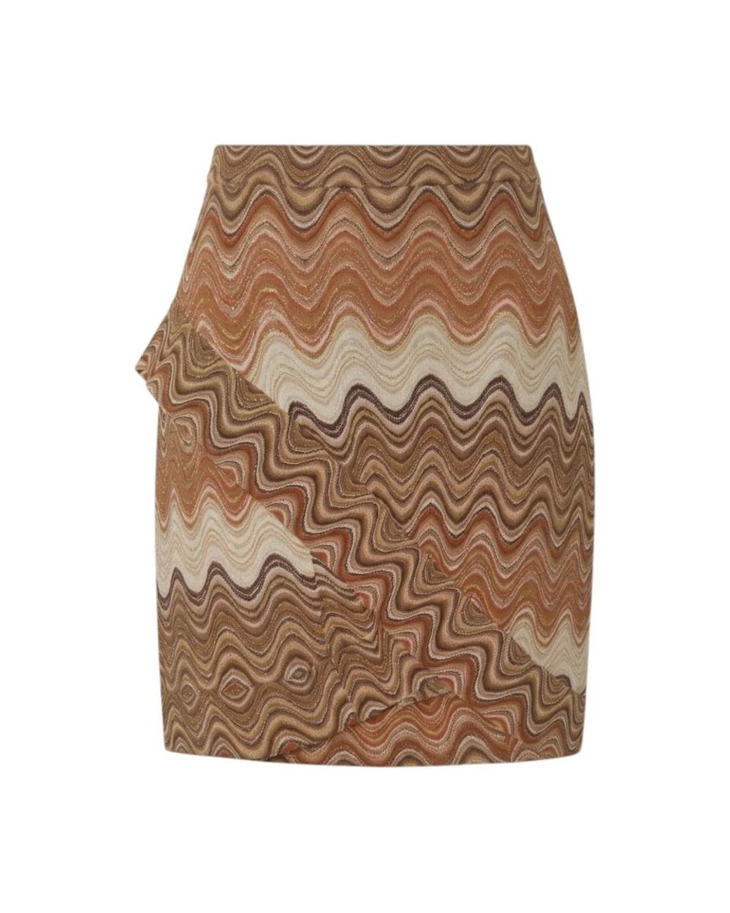 Mc2 Saint Barth Brown Short Skirts
