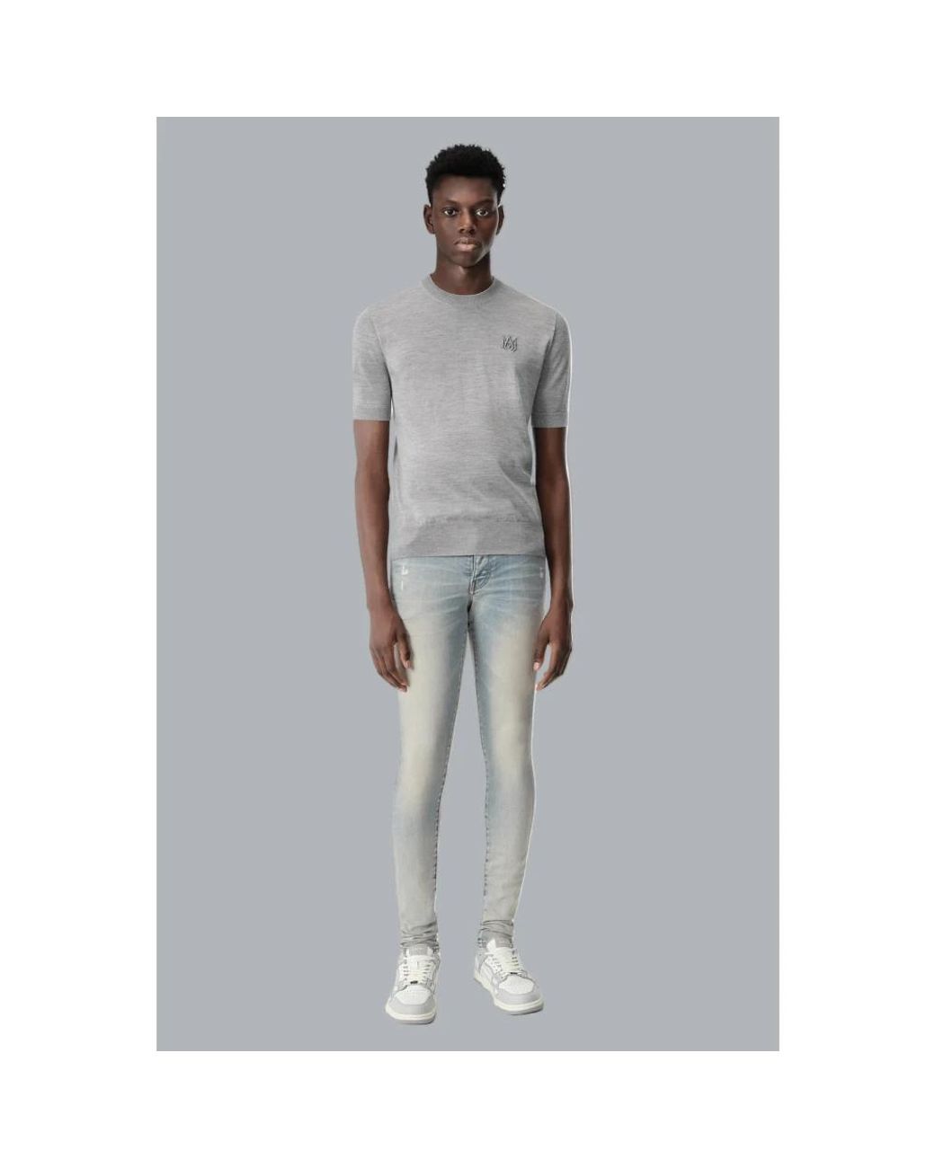 Amiri Stack Jean in het Blue voor heren