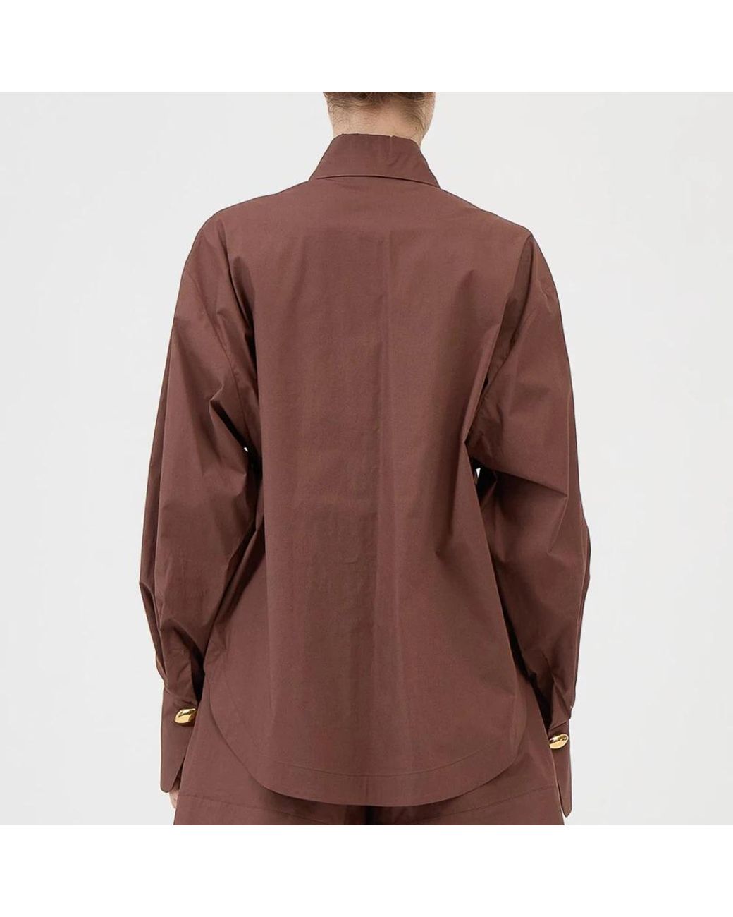 FEDERICA TOSI Brown Shirts
