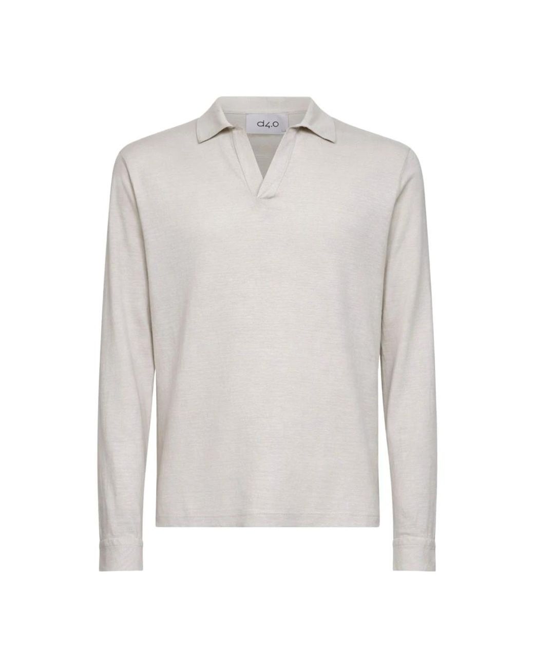 D4.0 White Polo Shirts for men