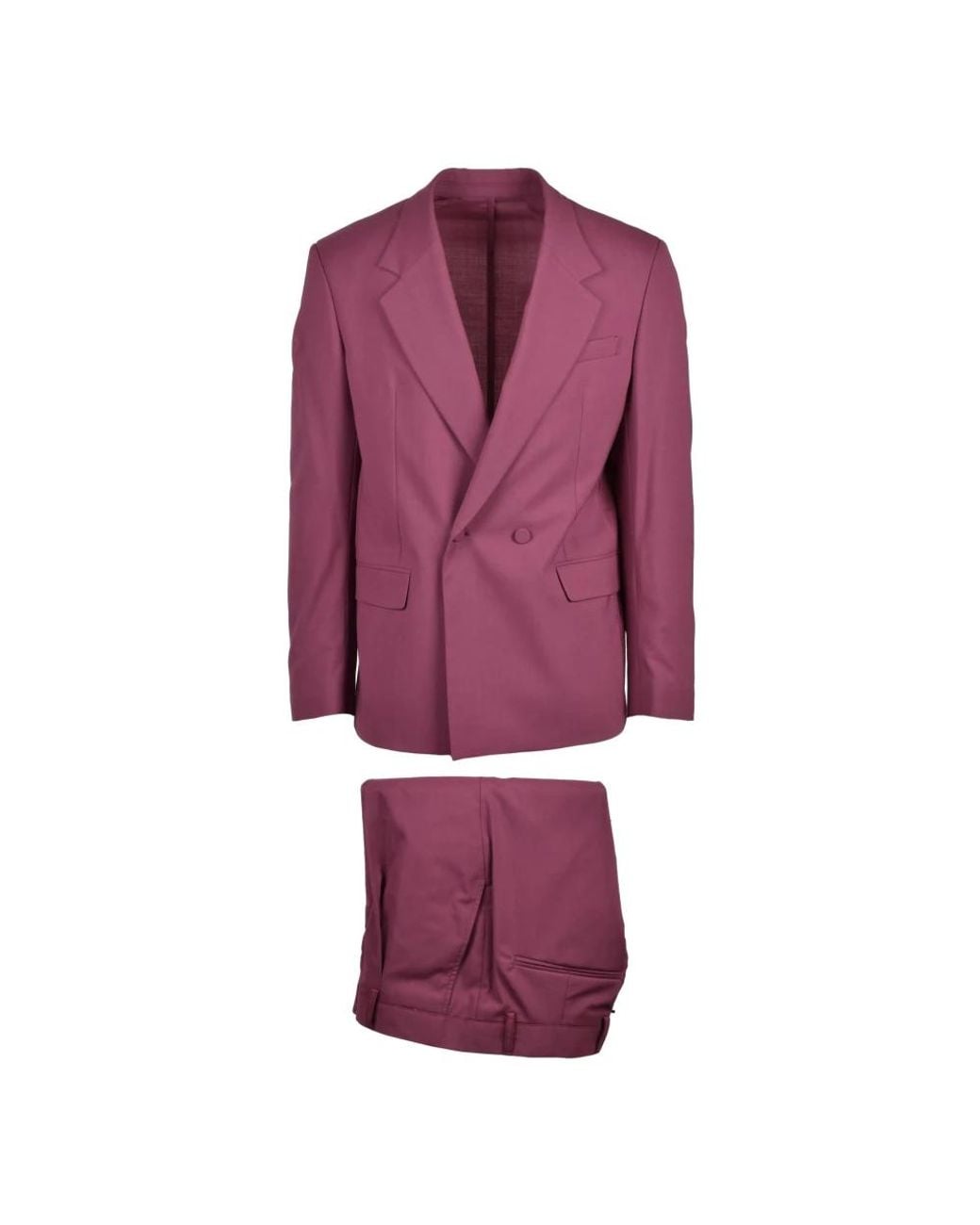 MARSĒM Purple Double Breasted Suits for men