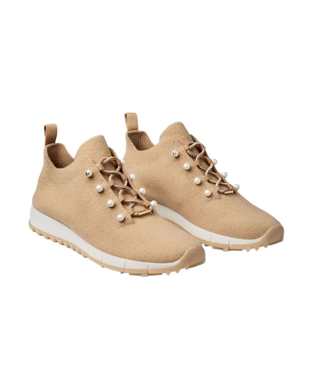 Jimmy Choo Natural Sneakers