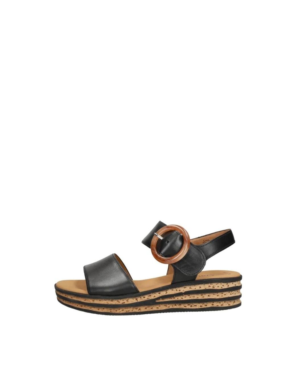 Wedges Gabor en coloris Natural