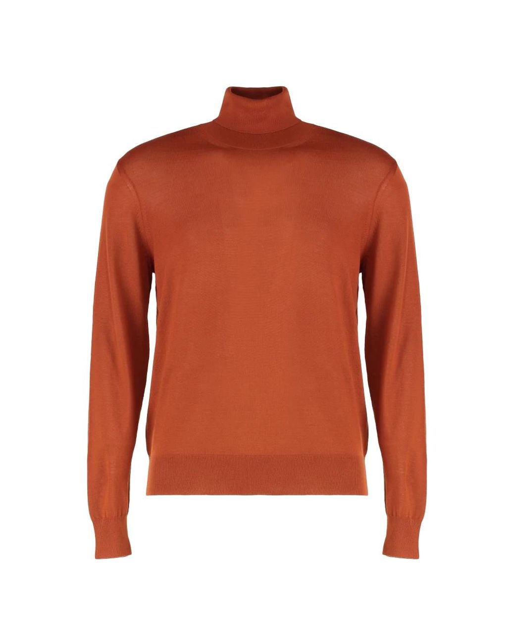 Turtlenecks Saint Laurent de hombre de color Orange