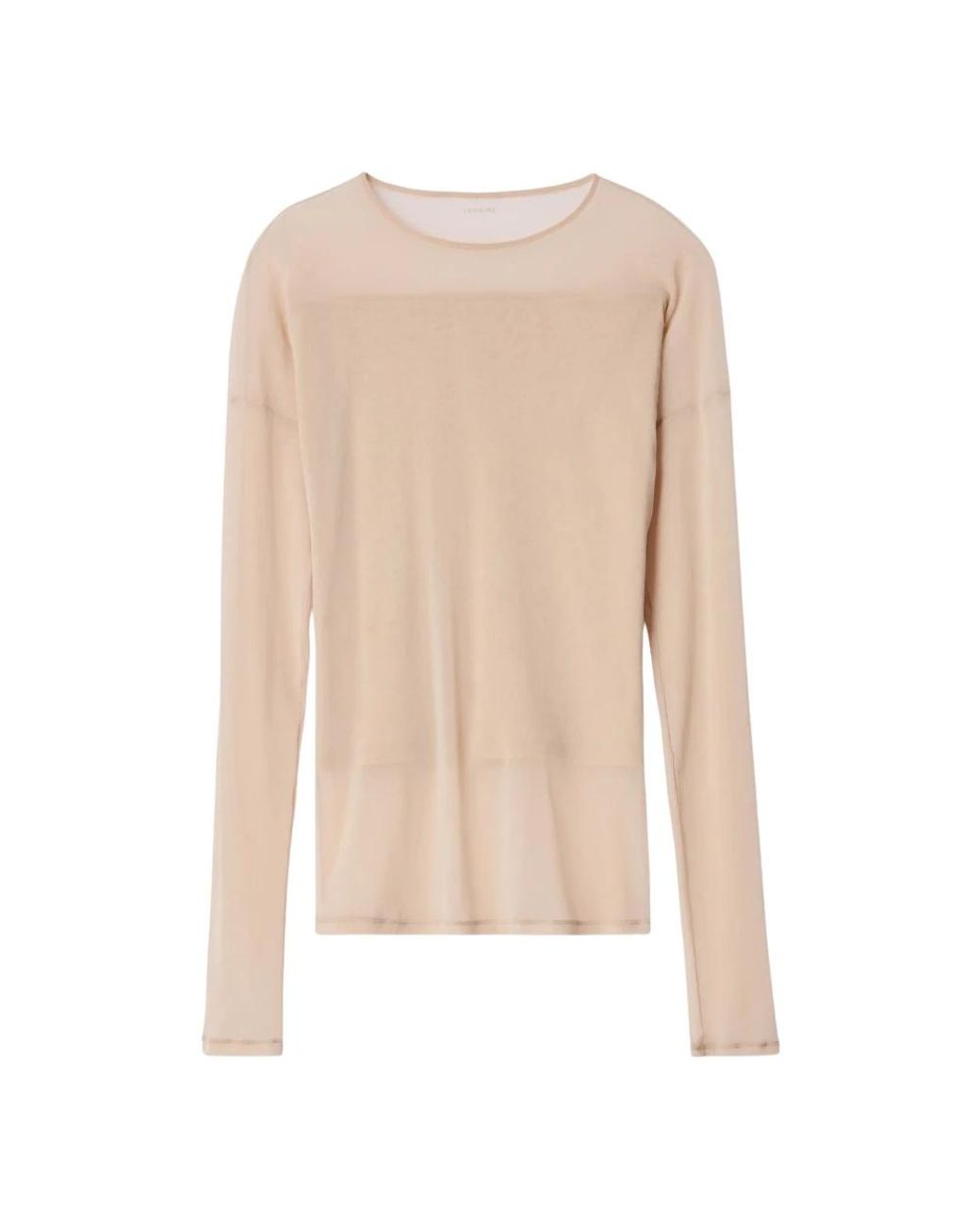 Lemaire Natural Long Sleeve T-Shirts