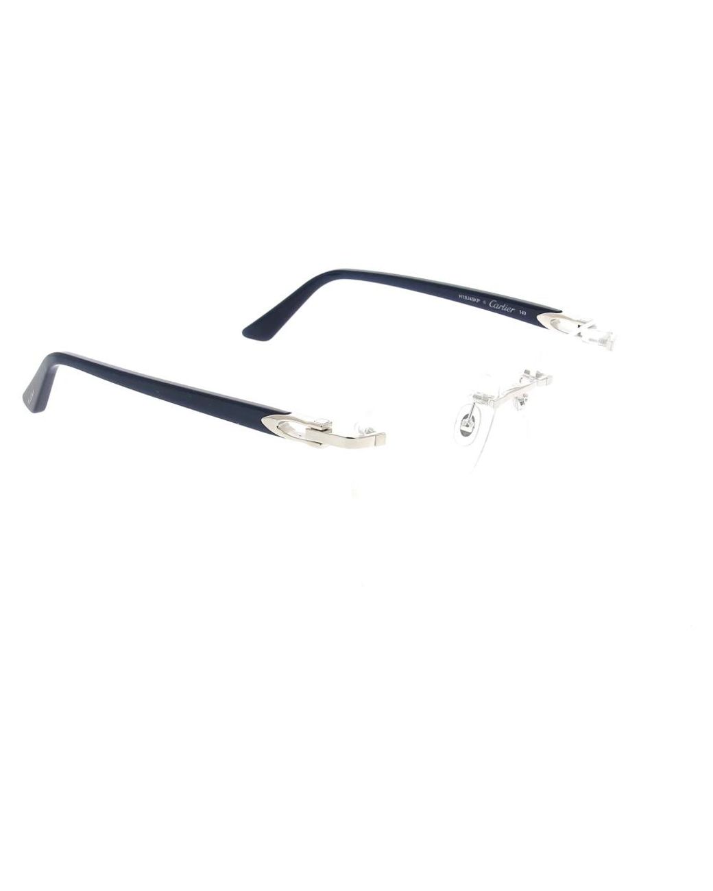 Cartier White Optischer Rahmen