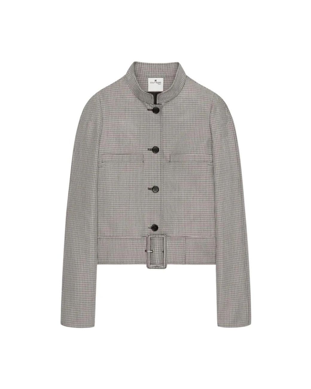 Courreges Gray Light Jackets